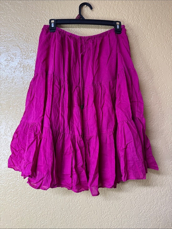 Lauren Ralph Lauren Dresses & Skirts - Lauren Ralph Lauren Fuchsia Tiered Skirt